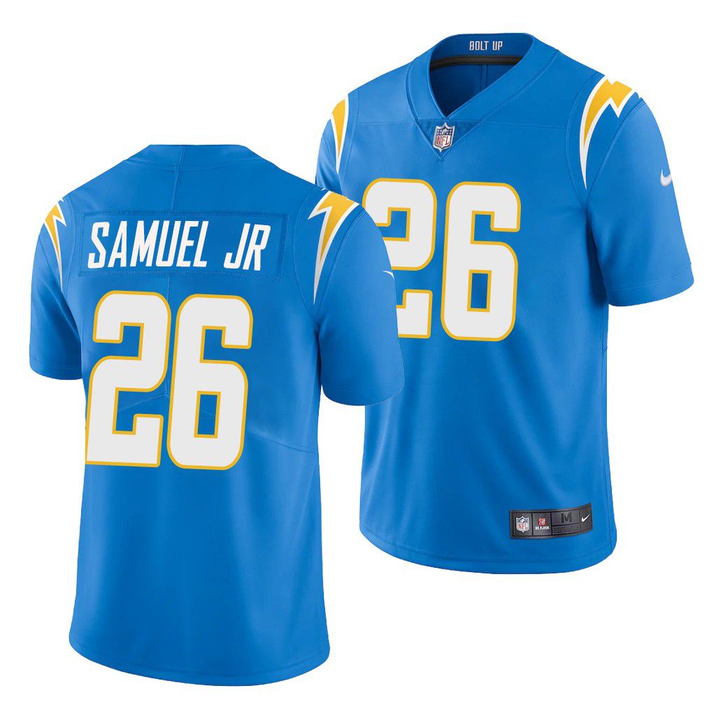Men Los Angeles Chargers #26 Asante Samuel Jr Nike Powder Blue Limited NFL Jersey->los angeles chargers->NFL Jersey